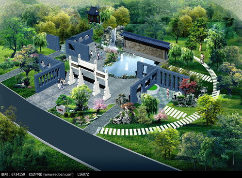 公園景觀設計效果圖PSD素材 園林景觀設計的數字化利器